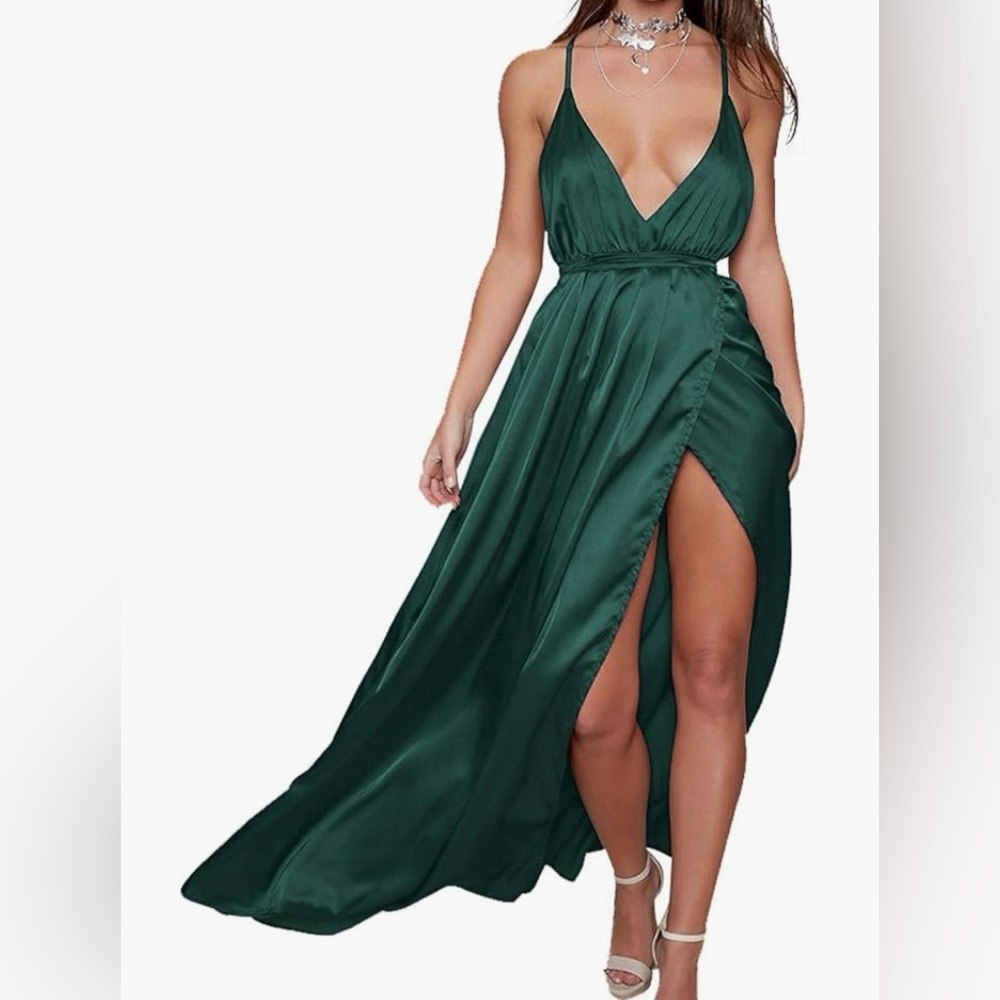 Green Formal Dress Size Large